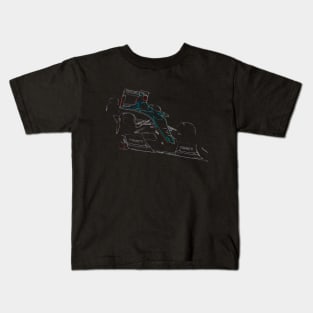 formula one, formula car colored Kids T-Shirt